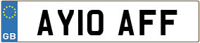 Truck License Plate